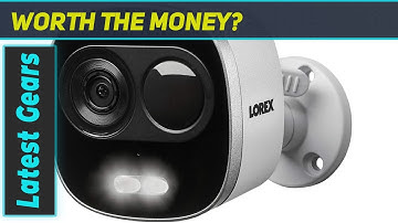 Lorex Weatherproof Indoor/Outdoor 4K Ultra HD Active Deterrence Security Camera