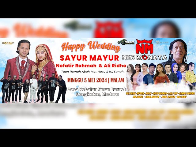 LIVE STREAMING  |  NEW MONATA  |  HAPPY WEDDING |  SAYUR MAYUR  |  NOFATIR ROHMAH DENGAN ALI RIDHO 1 class=