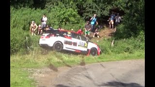 Rallye Rouergue 2023 crash and show