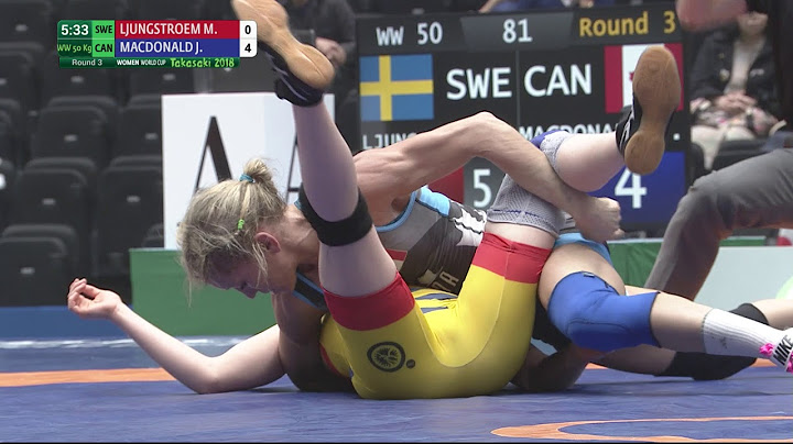 Round 3 WW - 50 kg: M. LJUNGSTROEM (SWE) v. J. MACDONALD (CAN)