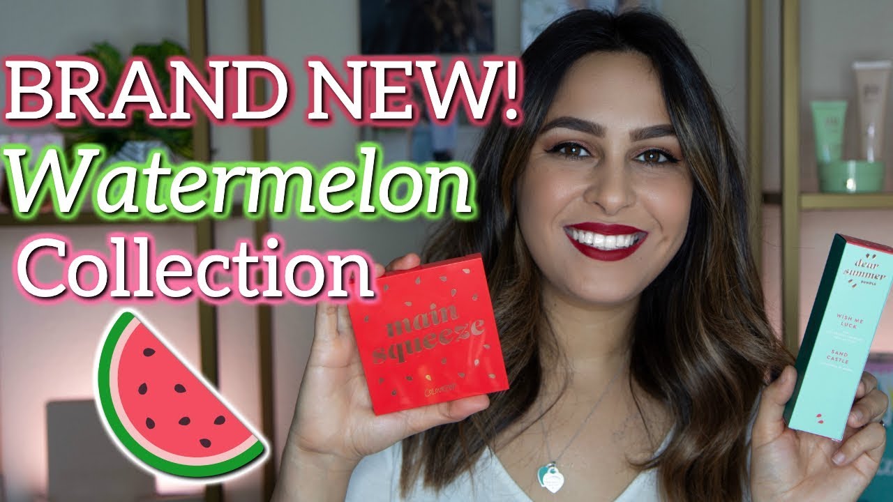 ColourPop's BRAND NEW Watermelon Collection! (unboxing & makeup tutorial)
