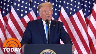 Trump Makes False Claim Of Victory With Millions Of Votes Still To Be Counted | TODAY