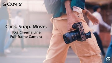 FX2 Cinema Line Full-frame camera | Create on the Move