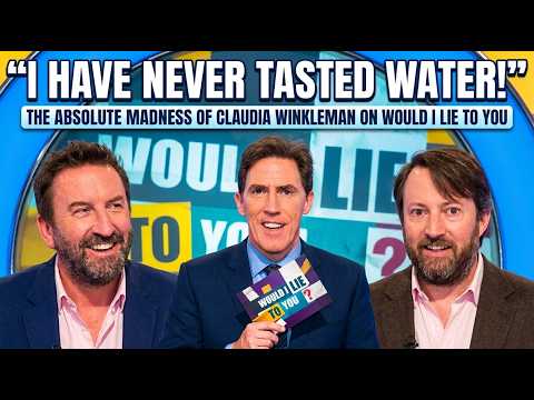 "I Have NEVER Tasted Water!" | The Absolute Madness of Claudia Winkleman on Would I Lie To You