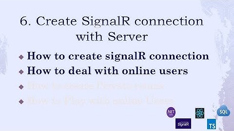 Integrating Microsoft SignalR with React and ASP.NET Backend for Real-Time Communication