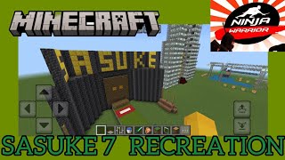 Recreation in Minecraft 👾: 🥷 Sasuke ninja warrior 7 🇯🇵 (2001) gameplay 🎮