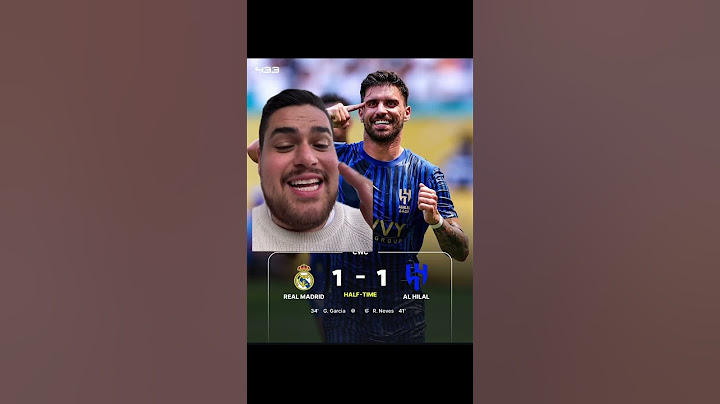 Descanso Real Madrid vs Al Hilal #mundialdeclubes #alhilal #xavialonso #gonzalo #neves #realmadrid
