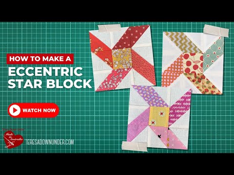 How to make an Eccentric Star block