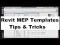Revit MEP Templates Tips & Tricks
