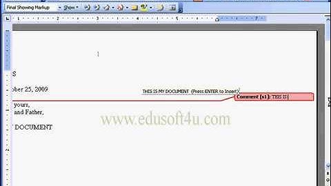 Insert Menu Options in MS Word Part 1 MS Office 2003 in Telugu (nowtelugu.com)