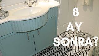 Bathroom Coloring! Technical Information and Cleaning (8 MONTHS AFTER)