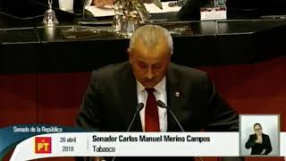 Delimitación de frontera marítima con EUA, una entrega de la soberanía energética: Sen. Merino