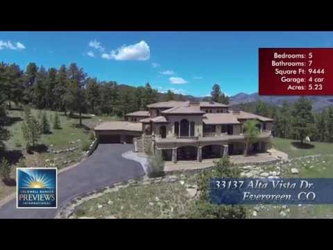 33137 Alta Vista Drive, Evergreen, CO home video tour