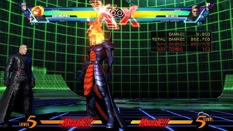 UMVC3 Dormammu combo 1