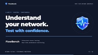FlowBench | Open-Source Network Stress Testing & Monitoring FlowBench | Open-Source Network Stress Testing & Monitoring
