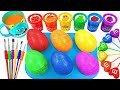 Oddly Satisfying Video l Making DIY Unpacking 6 Super Glitrer Eggs SPRUNKI Candy Real Crazy ASMR