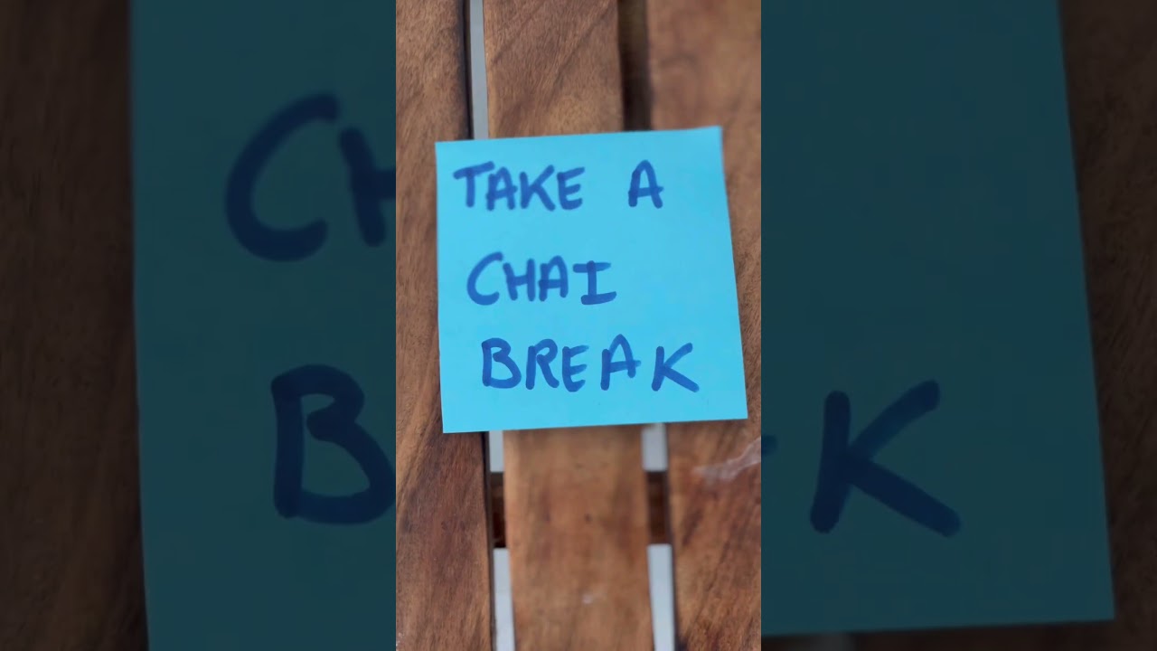 Take a break. Have a cup of All About Chai☕️ 