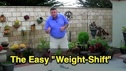 Golf Swing Easy Weight Shift