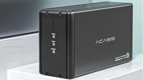 Acasis 2-bay raid enclosure