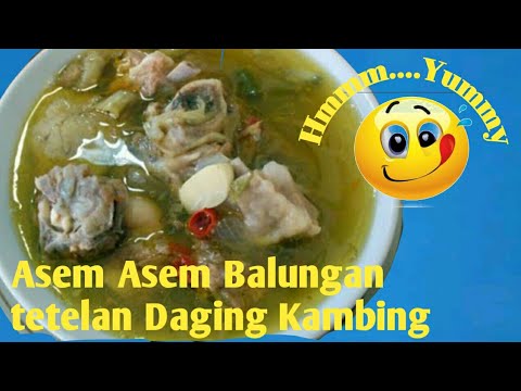 Asem Asem Balungan Tetelan Daging Kambing New Youtube