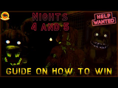 How to beat FNaF VR - FNaF 3 Night 4 + 5 Walkthrough | FNaF Academy