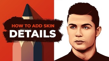 Vexel Art Tutorial - ADDING DETAILS - [ Autodesk Sketchbook ] [ English Subtitle ]