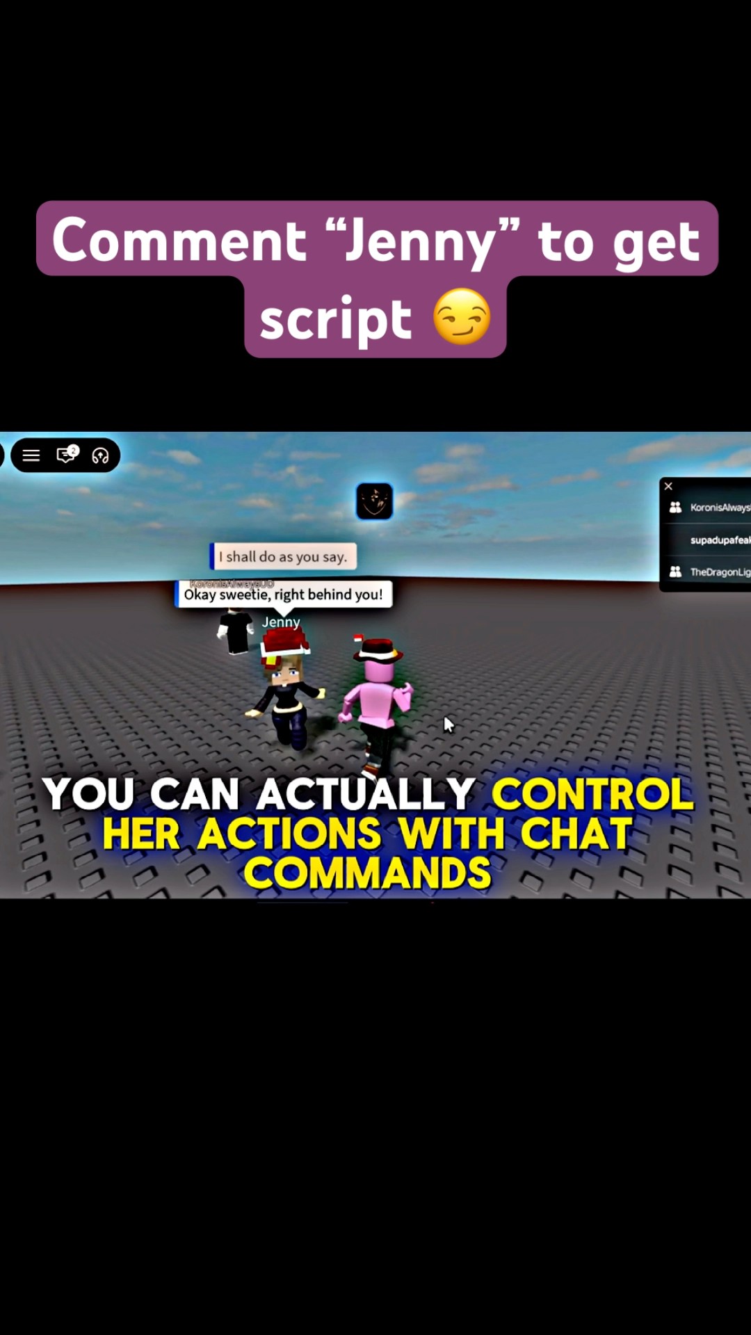 Roblox JENNY SCRIPT Minecraft Jenny Mod In Roblox 2026 YouTube Oardefault 