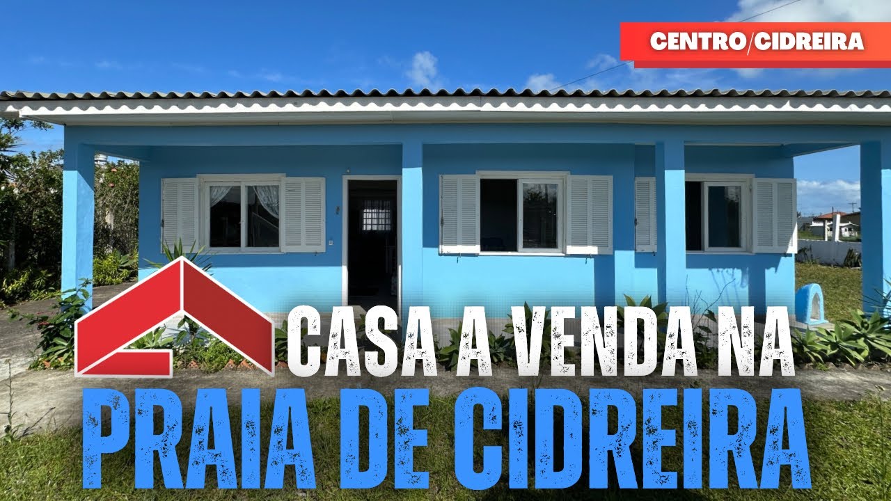❌ VENDIDA ❌- CASA NO CENTRO DA PRAIA DE CIDREIRA!! A PRAIA DO CORAÇÃO DOS GAUCHOS!
