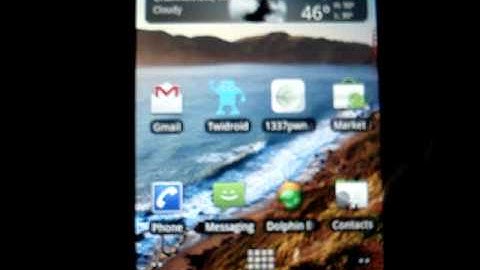 Motorola DROID w/ Android 2.1