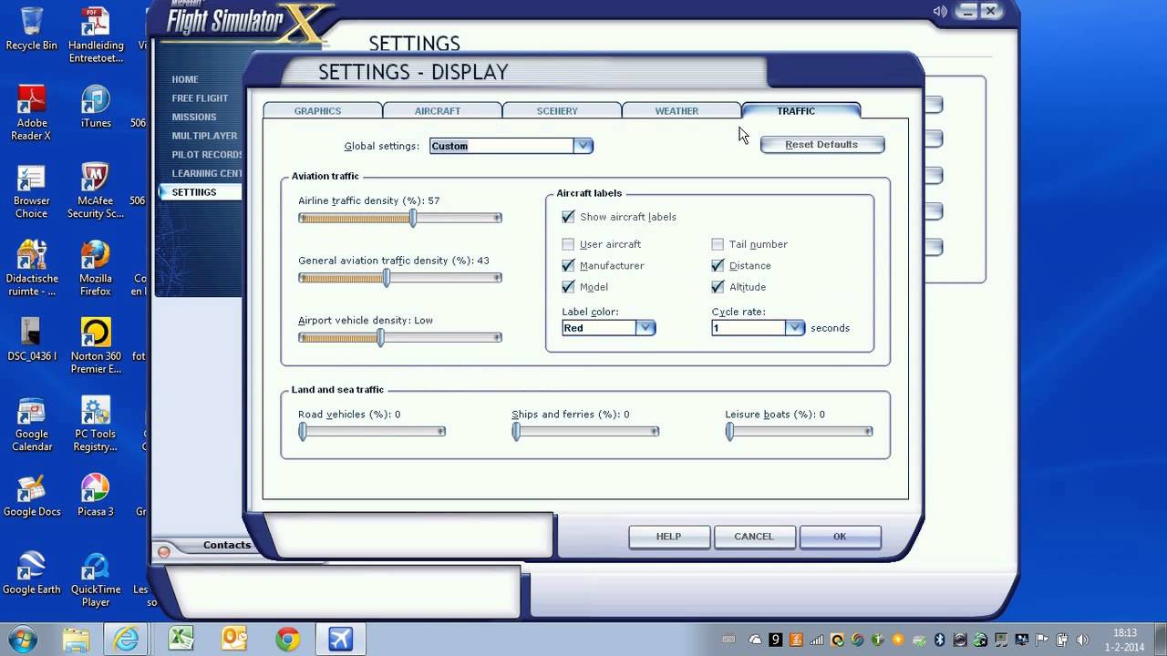 my fsx settings - YouTube