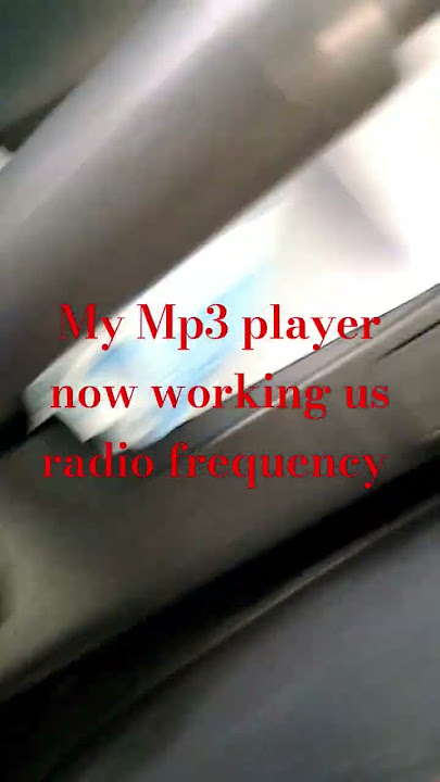 mp3 player use radio frequency