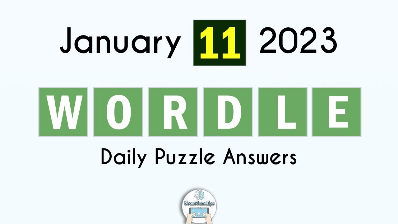 Wordle January 11 2023 Today Answer YouTube
