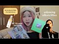 giveaway🦋 unboxing album Song Mino | Có nên mua sản phẩm Serum dạng xịt d&#39;Alba Mino làm đại diện?