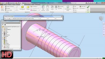Create a Helical Curve (3D Sketch) Autodesk Inventor