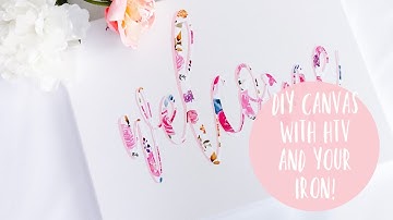 HOW TO USE PATTERN HTV FOR BEGINNERS | Easy DIY Canvas with your Maker!| TAYkeover Re-Upload!
