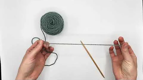 Knitting Tutorial Disappearing Loop Cast On