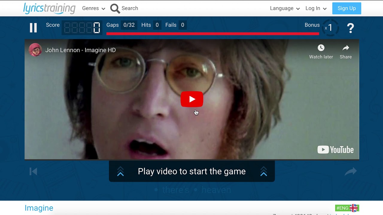 Lyrics training tutorial YouTube