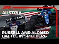 Alonso and Russell's Epic Duel | 2021 Austrian Grand Prix