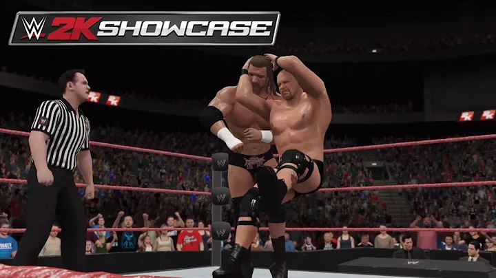 WWE 2K16 - Match #24 - Stone Cold Steve Austin vs Triple H [Austin 3:16 Showcase] (1080p) (PS5)