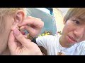 【閲覧注意】ピアスを開けます。