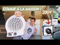 30 de llectricit 220v comme  la maison dans mon fourgon amnag 230v  van vw t5 vanlife