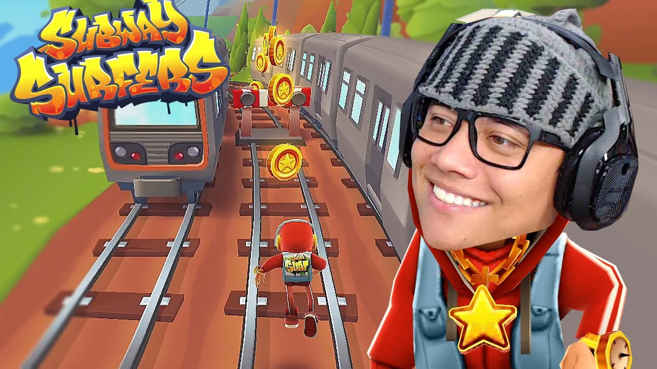 Jogando SUBWAY SURFERS com desafio NO COINS 100% 