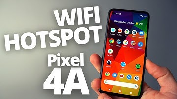Google Pixel 4a : Set up WIFI Portable Hotspot & Share Internet Connection with Someone