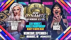 WWE 2K24 AEW Dynamite 9-4-2024 Mariah May Vs Nyla Rose thumbnail