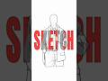 Sketch This Sleek Suit Guy in 60 Seconds! �✨ Perfect Art Tutorial!