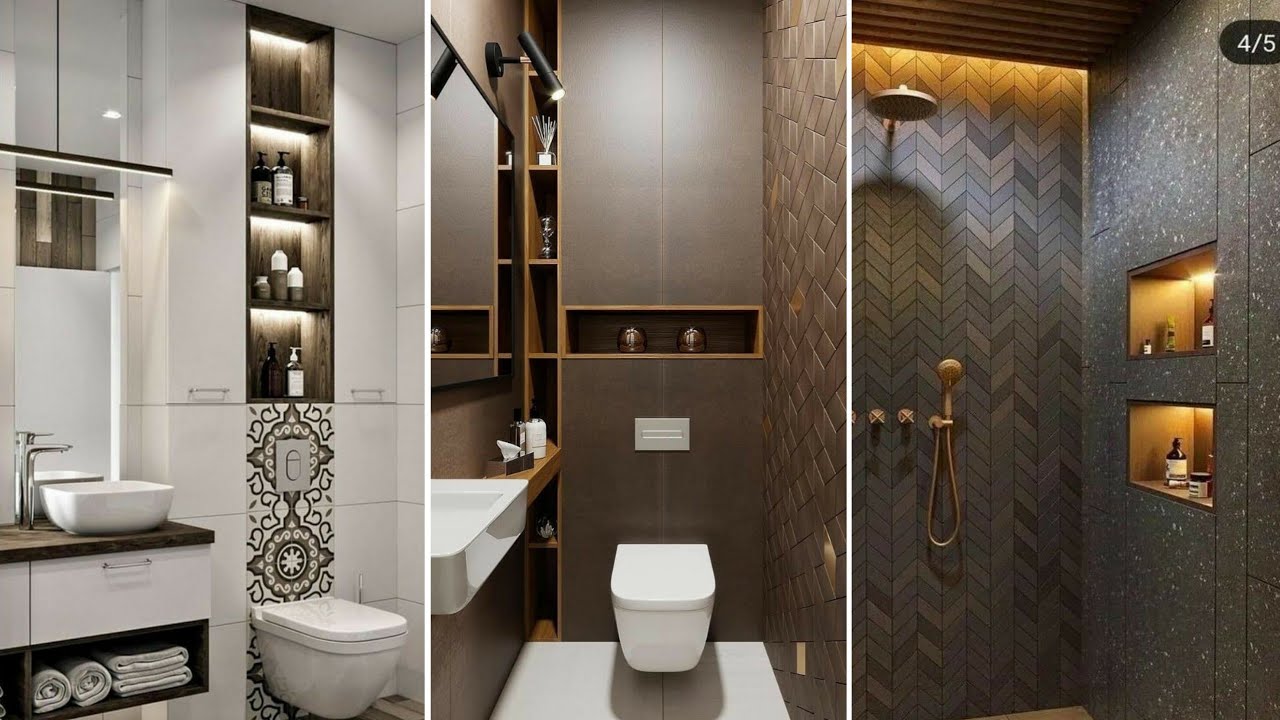 Top 100 Modern Washroom Niche Designs | Bathroom Shower Niche Ideas
