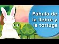 Fábula de la liebre y la tortuga para niños  | Fábula con subtítulos