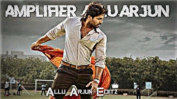 Amplifier Allu Arjun 🥵 New Attitude Status ❤ 4K Attitude Allu Arjun Status #viral #shorts #amplifier