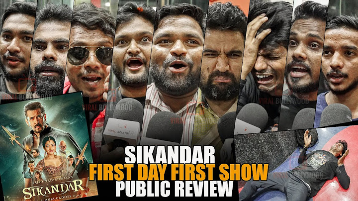 SIkandar Movie First Day First Show Public Review Salman Khan Rashmika
