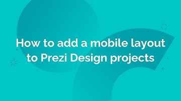How to add a mobile layout to Infographics (Prezi Design) projects